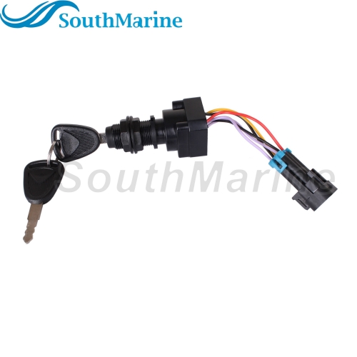 Boat Motor 87-893353A03 Ignition Key Switch for Mercury Mercruiser Quicksilver Mariner, 4 Position