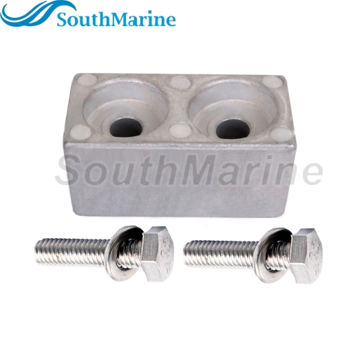 Outboard Motor 6E5-45251-00 Bracket Anode for Yamaha Boat Engine 115HP 150HP 175HP 200HP 225HP 220HP