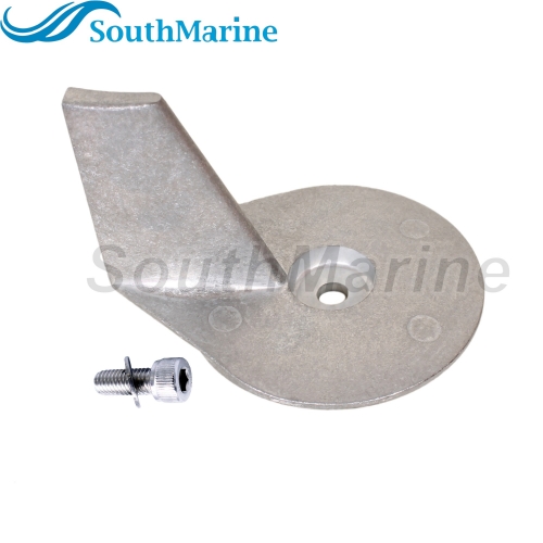 Outboard Engine 822157T2 Trim Tab Anode for Mercury Mariner Force 25HP 30HP 35HP 40HP 45HP 50HP 2/4 Stroke R.P 3.5", Zinc Alloy