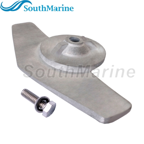 Outboard Motor 6B4-45251-00 Lower Casing Drive Anode for Yamaha Boat Engine 9.9HP 15HP E9.9DMH E15DMH