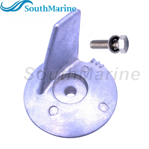 Boat Egnine 3V1-60217-0 3V1602170 853762T01 Trim Tab Anode for Tohatsu Nissan Mercury Evinrude Johnson 6/8/9.8/9.9/15/18/20HP, Zinc Alloy