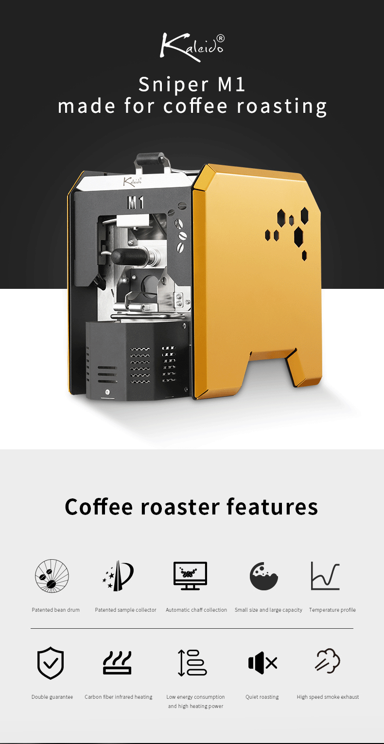 Kaleido Sniper M6 Commercial Electric Heating Coffee Roaster for Home
