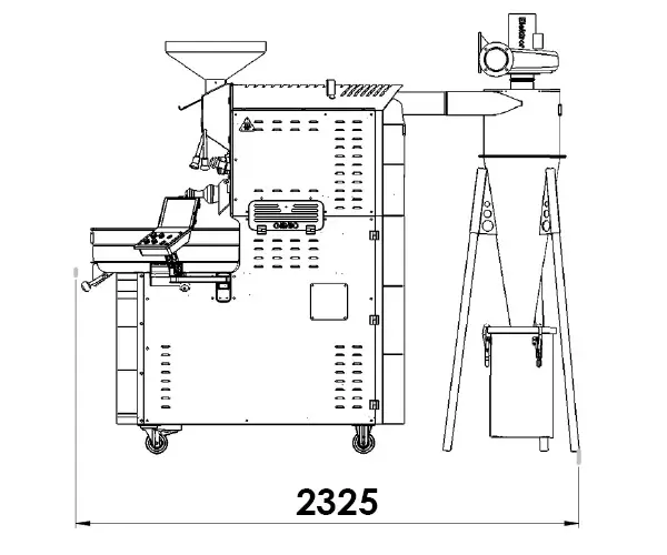 Genio 6 kg Commercial  Coffee Roaster for Roastery