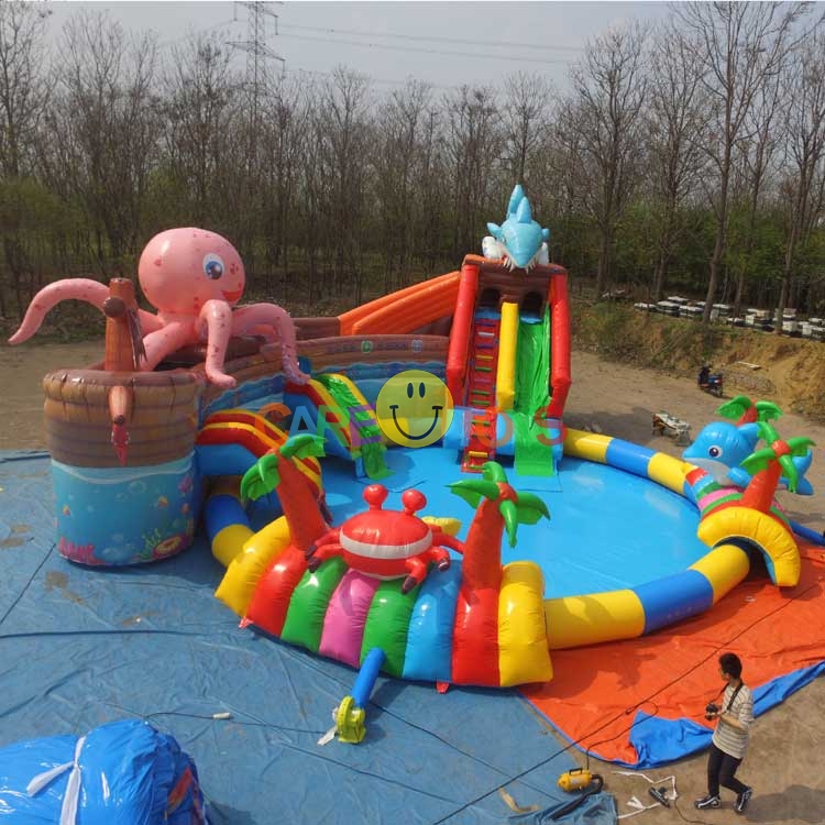 pirate inflatable water park