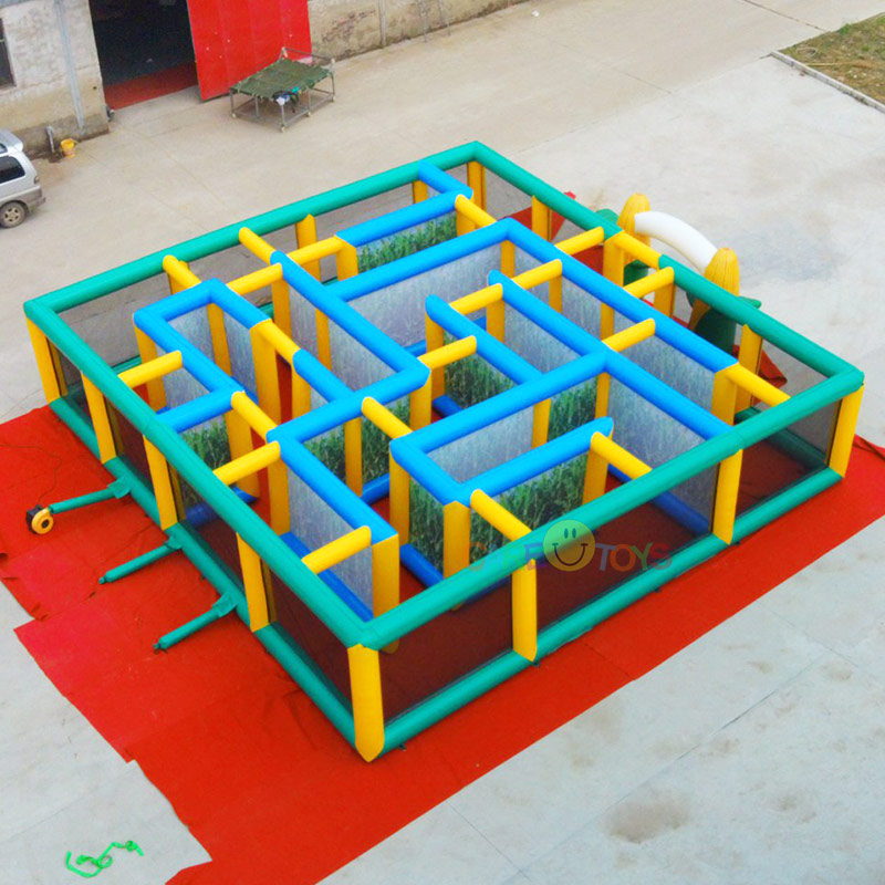 Custom Giant inflatable corn maze for sale China factory, manufactuer