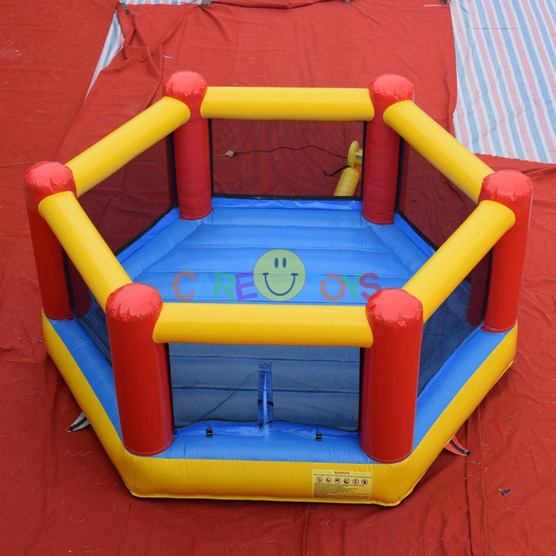 Cheap Hexagon Inflatable bouncer boxing ring for sale China factory
