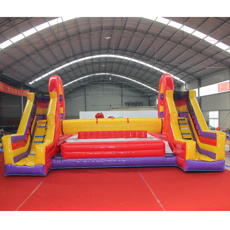Cheap battle zone inflatable beam gladiator joust game for sale China