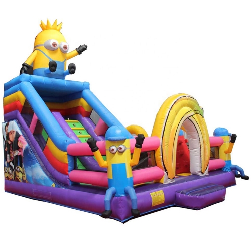Despical Me Giant 3D Minion Inflatable slide for sale China factory