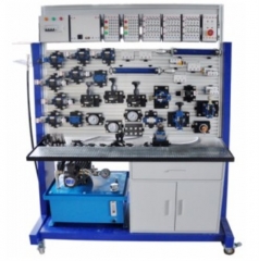 Bancada de trabalho de treinamento eletro-hidráulico PLC Equipamento de educação profissional para laboratório escolar Classificação de equipamentos de treinamento