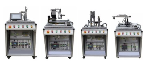 Industrial Mechatronic System With Seimens S7-1500 PLC Vocational Education Equipment Vocational Training Equipment Didactic Equipment Mechatronics Trainer