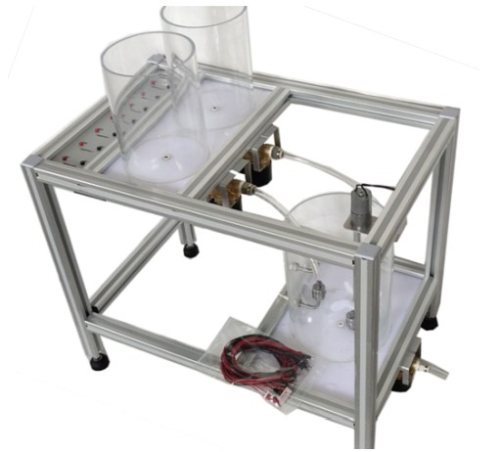 Conjunto de treinamento Liquid Mix Equipamento de ensino educacional para instrutor de controle de processo de laboratório escolar