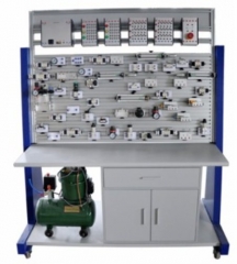 Electro Pneumatic Training Workbench Didactic Education Equipment For School Lab Process Control Trainer