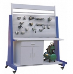 学校の実験室メカトロニクストレーナー機器のための基本的な空気圧トレーニングワークベンチ教育機器