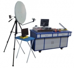Equipamento de educação vocacional de instrutor de satélite para equipamentos de treinamento em mecatrônica do laboratório escolar