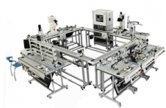 Sistema de fabricación flexible 11 estaciones Equipo de educación didáctica para laboratorio escolar Equipo de entrenamiento de mecatrónica