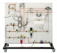 Dimostrazione dell&#39;installazione dell&#39;acqua potabile Attrezzatura didattica per l&#39;istruzione per l&#39;attrezzatura dimostrativa per il trasferimento di calore del laboratorio scolastico