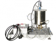 Jacketed Vessel With Stirred And Coil Didactic Education Equipment For School Lab Heat Transfer Experiment Equipment