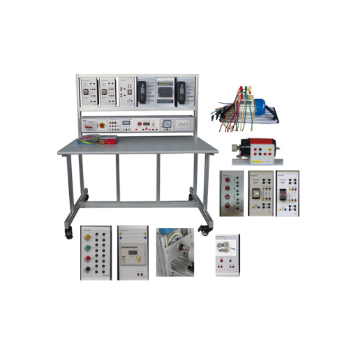 Painel de treinamento de controle industrial Equipamento de treinamento vocacional Equipamento elétrico de laboratório