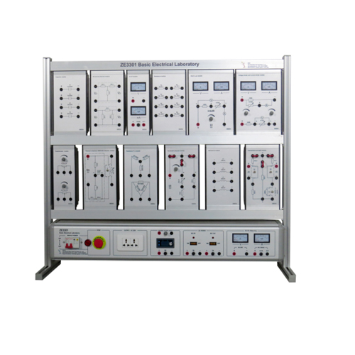 Basic Electrical Laboratory Didactic Equipment Electrical Training Panel