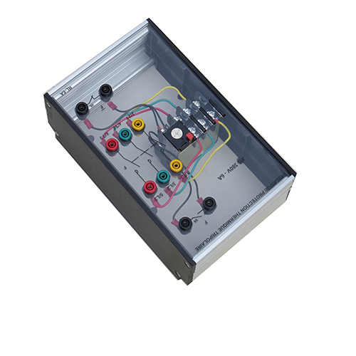 Equipamento de ensino de relé de proteção térmica de 3 polos Equipamento elétrico de laboratório