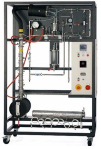 Attrezzatura didattica della colonna di distillazione in lotti per l'attrezzatura di addestramento del trasferimento di calore del laboratorio scolastico