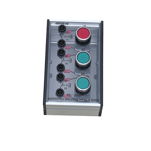 Box with Three Push Buttons Teaching Equipment Automatic Trainer