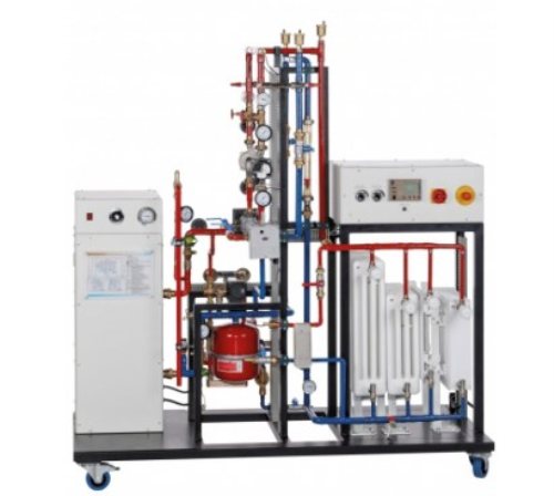 Central Heating System Teaching Education Equipment For School Lab Thermal Transfer Demonstrational Equipment