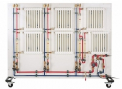 Equilíbrio hidrônico de radiadores Equipamento de educação profissional para equipamentos experimentais de transferência de calor em laboratório escolar