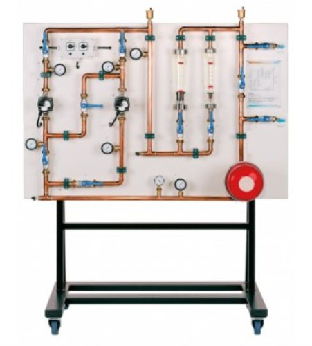 Circulating Pumps Training Panel Equipamento Educacional para Laboratórios Escolares Equipamento de Demonstração de Transferência Térmica