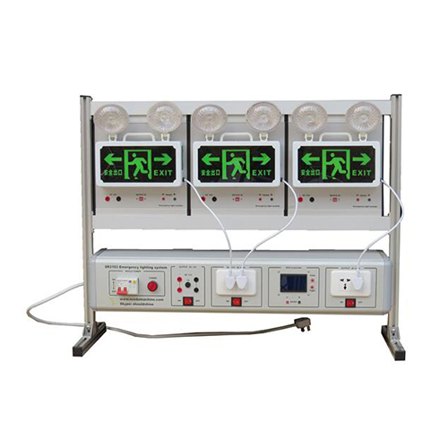 Emergency Lighting System Trainer Didactic Equipment Vocational Education Training Equipment Building Automation Trainer Equipment
