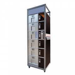 ZM2101M Six couches Transparent formateur d'ascenseur enseignement équipement éducatif pour équipement de formation en mécatronique de laboratoire scolaire