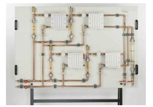 Materiale didattico per l'insegnamento del pannello di formazione del radiatore per l'attrezzatura per l'addestramento al trasferimento di calore del laboratorio scolastico