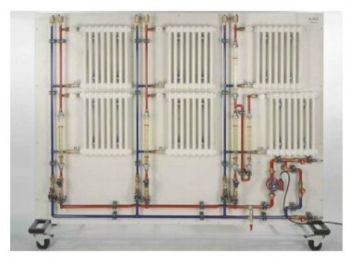 Hydronic Balancing Of Radiators Vocational Education Equipment For School Lab Thermal Transfer Experiment Equipment