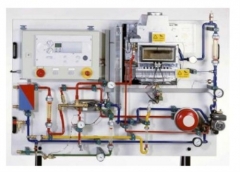 Función del panel de entrenamiento del equipo de educación didáctica del calentador de gas para el equipo de entrenamiento de la transferencia de calor del laboratorio escolar