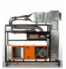 Sistema de ventilación Equipo de educación vocacional para laboratorio escolar Equipo de experimento de transferencia térmica