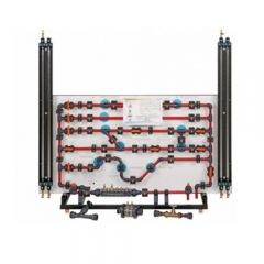 Perdas em um sistema de tubulação Equipamento de treinamento vocacional Equipamento didático Equipamento de laboratório de mecânica de fluidos