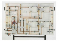 Équipement d'enseignement professionnel de panneau de formation de Circuit de chauffage domestique pour l'équipement d'expérience de transfert thermique d'école