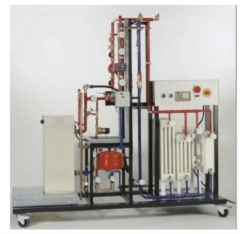 Central Heating System Vocational Education Equipment For School Lab Thermal Transfer Experiment Equipment