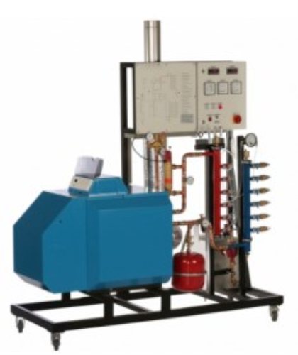 Banco educativo de caldera para producción de agua doméstica Equipo didáctico Equipo de experimento de transferencia de calor
