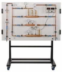 Painel de treinamento para medição de temperatura Equipamento de educação profissional para equipamentos experimentais de transferência de calor em laboratório escolar