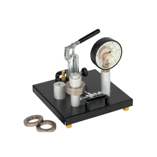 Dead Weight Pressure Gauge Calibrator Didactic Equipment Educational Equipment Teaching Lab Fluid Mechanics ပစ္စည်း