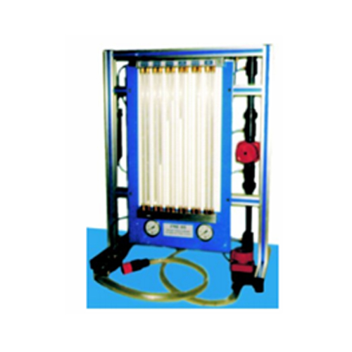 Perdite di energia nelle curve Attrezzature didattiche Istruzione professionale Attrezzature per la formazione Attrezzature da laboratorio per la meccanica dei fluidi