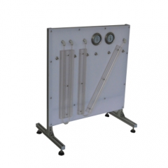 ဖိအားတိုင်းတာခြင်း Pressure Gauges Didactic Equipment ပညာရေးဆိုင်ရာသင်ကြားရေး Bed Fluid Mechanics Lab Equipment