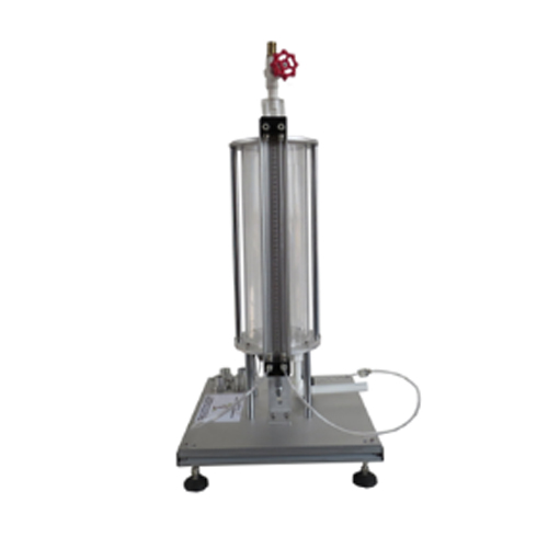 Flusso verticale da un serbatoio Attrezzatura da laboratorio per la misurazione Attrezzatura per l'istruzione professionale Attrezzatura da laboratorio per la meccanica dei fluidi del letto
