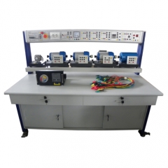 Laboratório de instalação elétrica de equipamento de treinamento vocacional de instrutor de motores e geradores síncronos