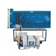 Flusso nelle reti di tubazioni Apparecchiature Apparecchiature per la formazione professionale Apparecchiature educative Apparecchiature da laboratorio per l'insegnamento della meccanica dei fluidi