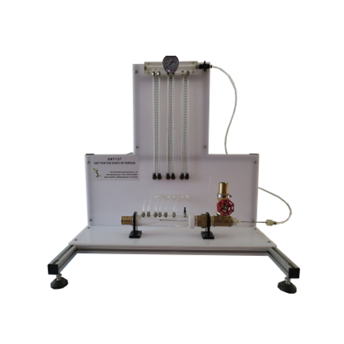 Unità per lo studio delle attrezzature porose per la formazione professionale Prezzi delle attrezzature da laboratorio Attrezzature da laboratorio per la meccanica dei fluidi