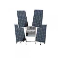 Sistema Interativo no Básico da Tecnologia Fotovoltaica Equipamento de Ensino Sistema Solar e Eólico de Treinamento