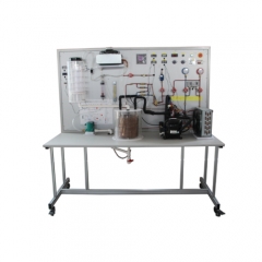 ระบบการฝึกอบรมเครื่องทำความเย็นการสอนอุปกรณ์การศึกษาสำหรับโรงเรียน Lab Compressor Trainer Equipment