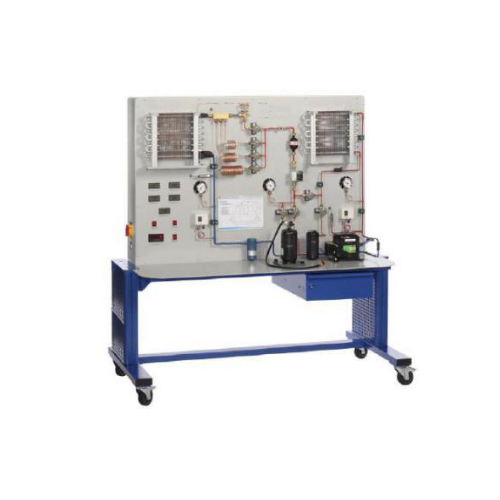 5-compression refrigeration system Didactic Education Equipment For School Lab Condenser Training Equipment